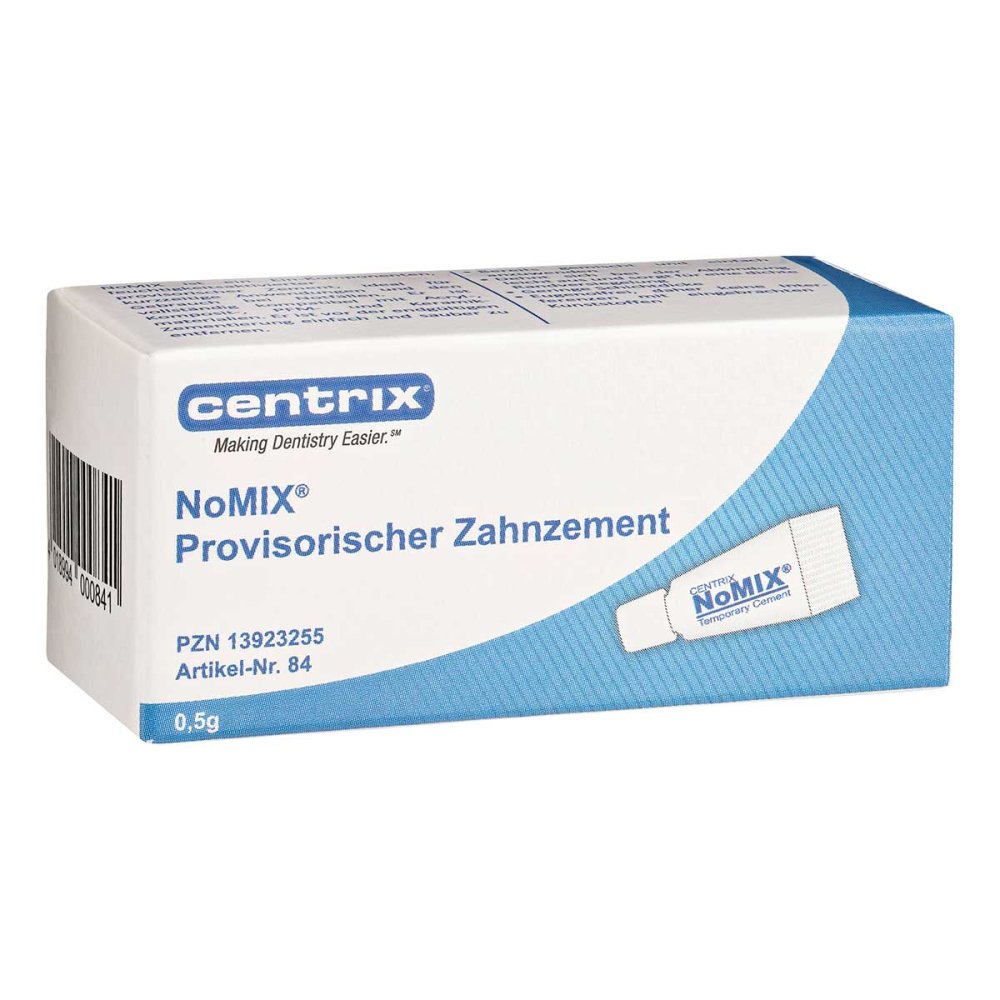 Nomix provisorischer Zahnzement für Kronen+Brücken 0.5 g