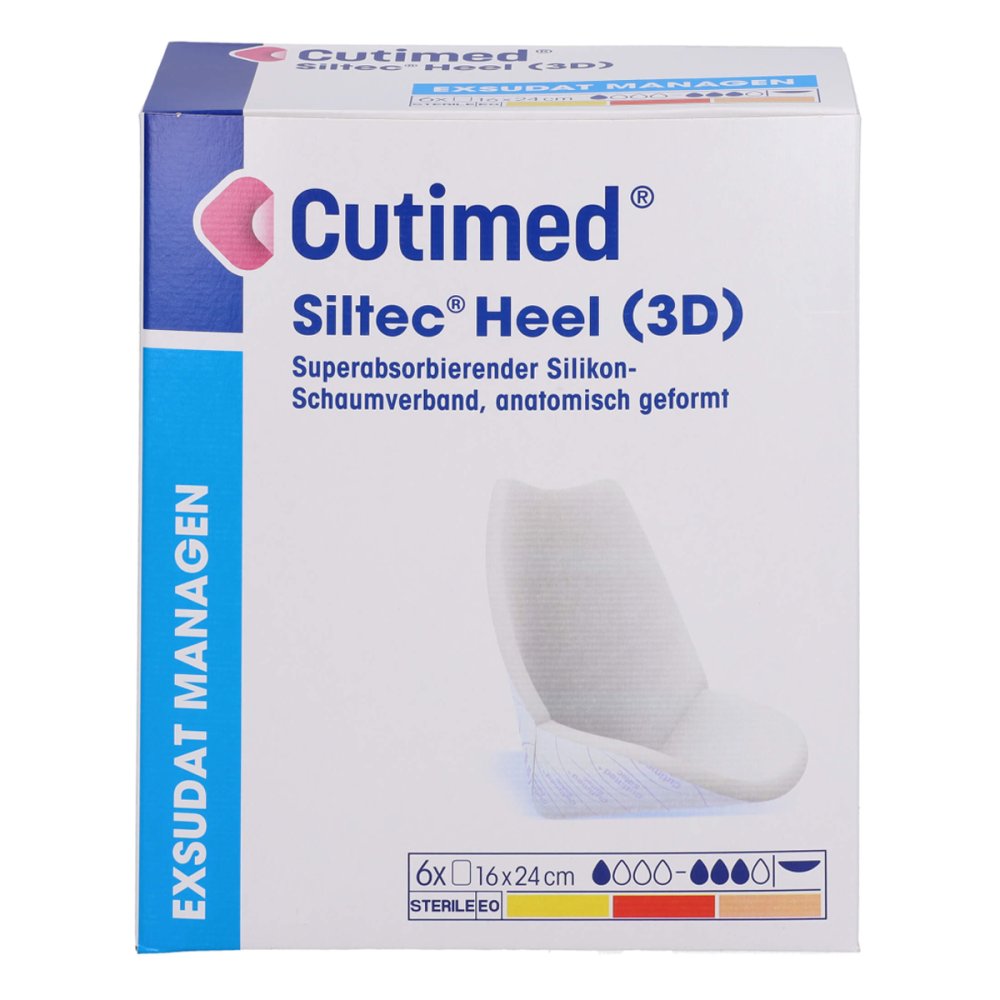 Cutimed Sil Heel 3d 16x24 6 stk