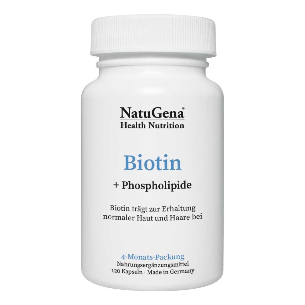 NatuGena Biotin + Phospholipide vegane Kapseln 120 stk