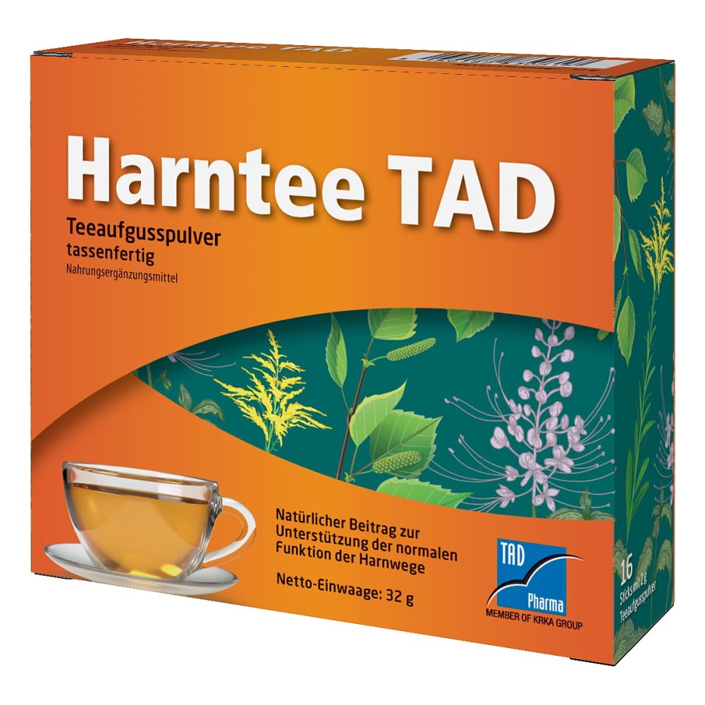 Harntee TAD Sticks Teeaufgusspulver 16X2 g
