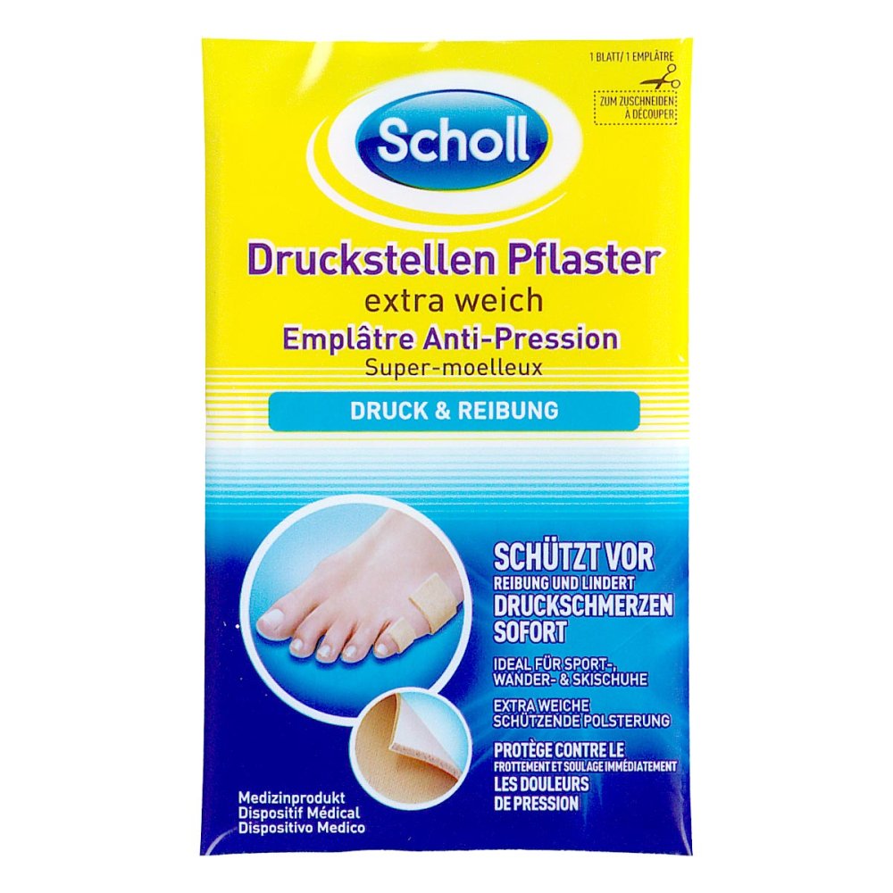 Scholl Druckstellen Pflaster Extra Weich 6 stk