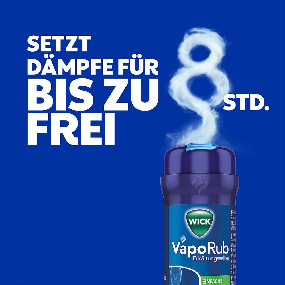 Erkältungssalbe 50g PZN 358693 Freie Nase Brust WICK VapoRub  Erkältungssalbe 50 G – Bewährte Hilfe Bei Husten Und Verstopfter Nase, PZN  358693 Preis Dm