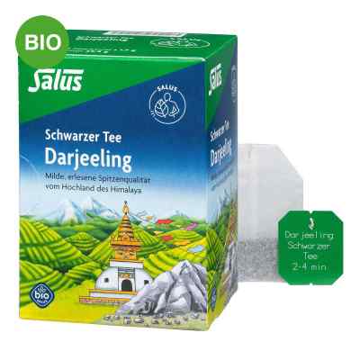 Darjeeling Schwarzer Tee Bio Salus Filterbeutel