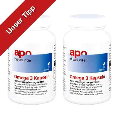 Omega 3 Kapseln 2x60 stk von Apologistics GmbH PZN 08101950