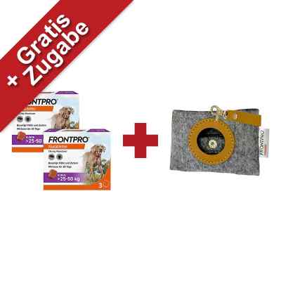 FRONTPRO Kautabletten für Hunde 25-50 kg 2x3 stk von Boehringer Ingelheim VETMEDICA GmbH PZN 08102413