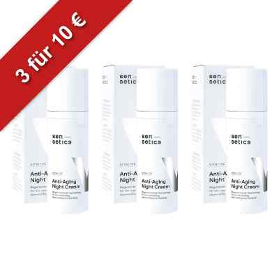 Sensetics Vitalize Anti-aging Night Cream 3x50 ml von apo.com Group GmbH PZN 08102676