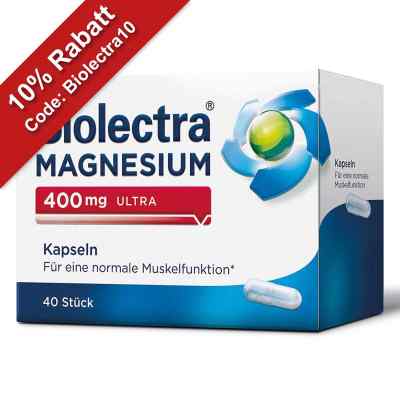 Biolectra Magnesium 400 mg Ultra Kapseln