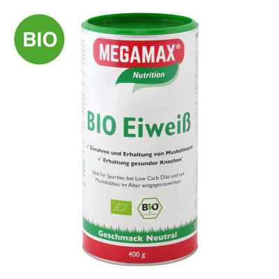 Bio Eiweiss Neutral Megamax Pulver 400 g von Megamax B.V. PZN 10133558