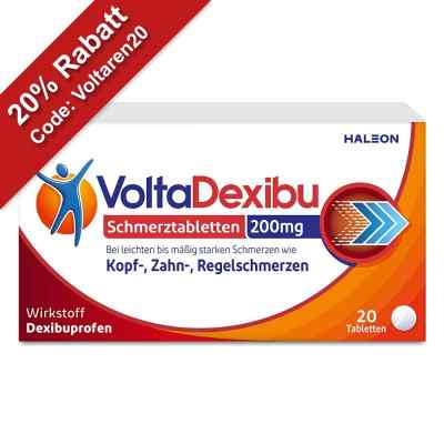 VoltaDexibu Schmerztabletten Dexibuprofen 200 mg 20 stk von Haleon Germany GmbH PZN 19208424
