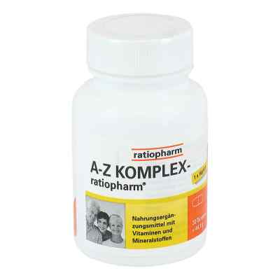 A-Z Komplex ratiopharm Tabletten 30 stk von ratiopharm GmbH PZN 01433379