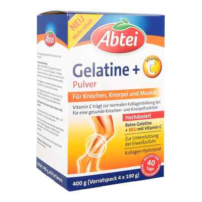 Abtei Gelatine Plus Vitamin C Pulver 400 g von Omega Pharma Deutschland GmbH PZN 15570602