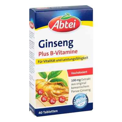 Abtei Ginseng Plus B-vitamine Tabletten 40 stk von Perrigo Deutschland GmbH PZN 10626930