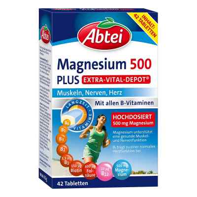 Abtei Magnesium 500 Plus Vital Depot Tabletten 42 stk von Omega Pharma Deutschland GmbH PZN 17908347