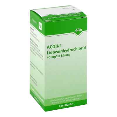 Acoin Lidocainhydrochlorid 40 mg/ml Lösung 50 ml von COMBUSTIN Pharmazeutische Präpar PZN 07788652