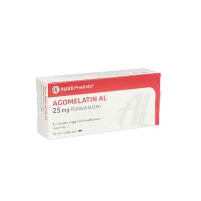 Agomelatin Al 25 mg Filmtabletten 98 stk von ALIUD Pharma GmbH PZN 14286431