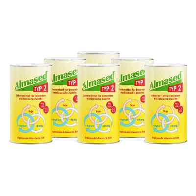 Almased Typ 2 6x500 g von Almased Wellness GmbH PZN 08101529