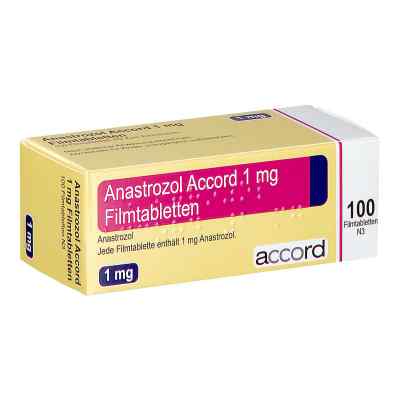Anastrozol Accord 1 mg Filmtabletten 100 stk von Accord Healthcare GmbH PZN 11156952