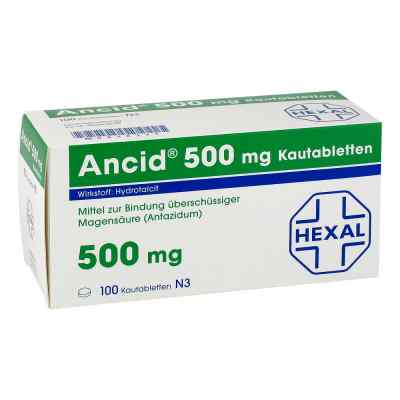 ANCID 500mg 100 stk von Hexal AG PZN 00838335