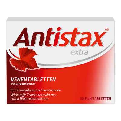 Antistax extra Venentabletten bei Venenleiden & Venenschwäche 90 stk von STADA Consumer Health Deutschlan PZN 05954715