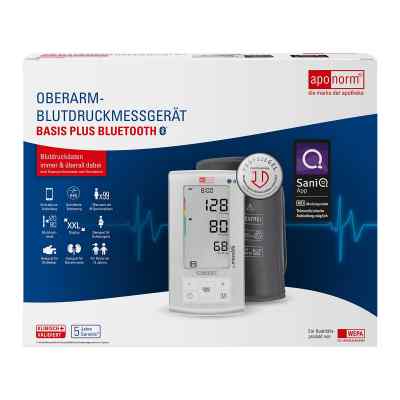 Aponorm Blutdruck Messgerät Basis Plus Bluetooth Oberarm 1 stk von WEPA Apothekenbedarf GmbH & Co K PZN 12393714