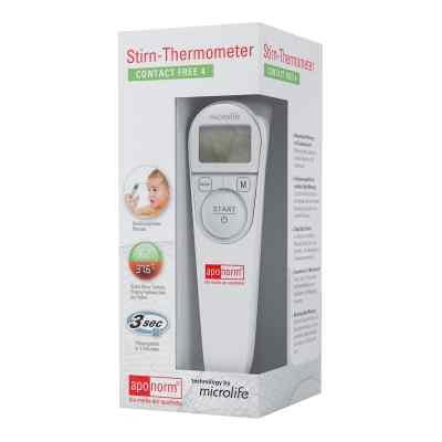 Aponorm Fieberthermometer Stirn Contact-free 4 1 stk von WEPA Apothekenbedarf GmbH & Co K PZN 13659829