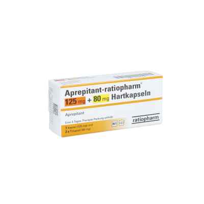 Aprepitant-ratiopharm 125 mg/80 mg Hartkapseln 3 stk von ratiopharm GmbH PZN 14261715