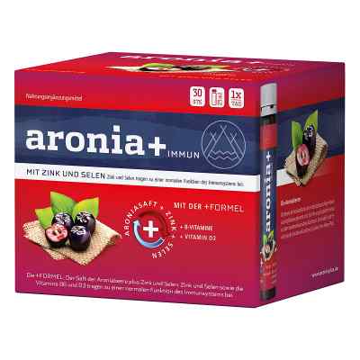Aronia+ Immun Monatspackung Trinkampullen 30X25 ml von KIOBIS GmbH & Co. KG PZN 09780198