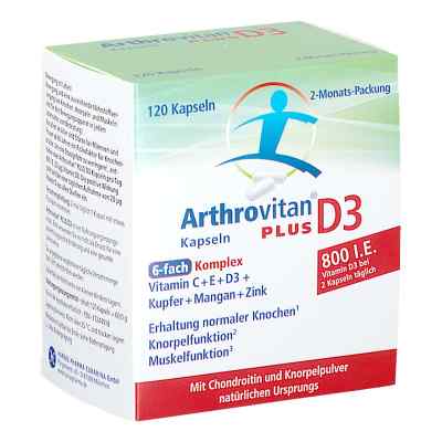 Arthrovitan Plus D3 Kapseln 120 stk von Harras Pharma Curarina Arzneimit PZN 17244918