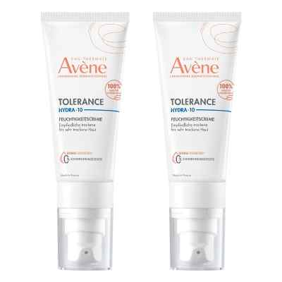 Avene Tolerance Hydra-10 Feuchtigkeitscreme 2x40 ml von PIERRE FABRE DERMO KOSMETIK GmbH PZN 08107249