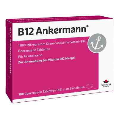 B12 Ankermann überzogene Tabletten 100 stk von Wörwag Pharma GmbH & Co. KG PZN 01502726