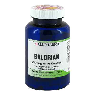 Baldrian 360 mg Gph Kapseln 120 stk von Hecht-Pharma GmbH PZN 09748958