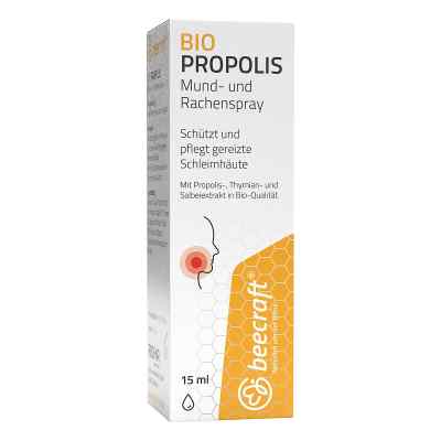 Beecraft Propolis BIO Mund- und Rachenspray 15 ml von Hansa Naturheilmittel GmbH PZN 15024118