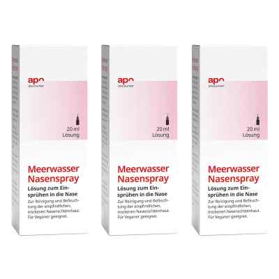 Befeuchtendes Meerwasser Nasenspray 3x20 ml von Pharma Aldenhoven GmbH & Co. KG PZN 08102154