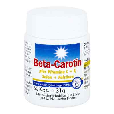 Beta Carotin Kapseln + Vitamin C + E 60 stk von Pharma Peter GmbH PZN 07519490