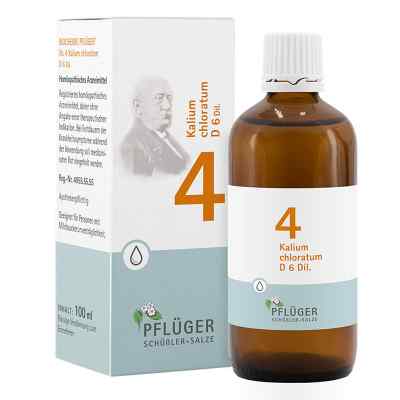 Biochemie Pflüger 4 Kalium chloratum D6 Tropfen