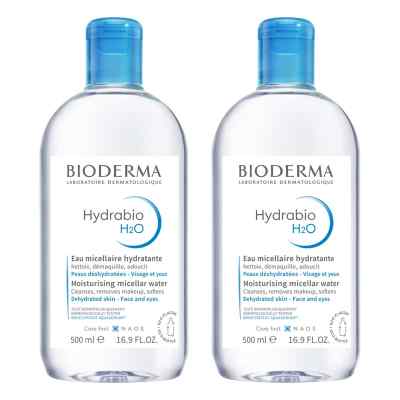 Bioderma Hydrabio H2o Mizellen-reinigungslös. 2x500 ml von NAOS Deutschland GmbH PZN 08107809