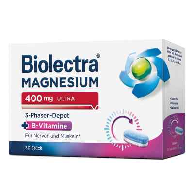 Biolectra Magnesium 400 mg 3-Phasen-Depot 30 stk von HERMES Arzneimittel GmbH PZN 16604993