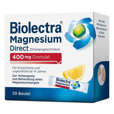 Biolectra Magnesium 400 mg Ultra Direct Zitrone