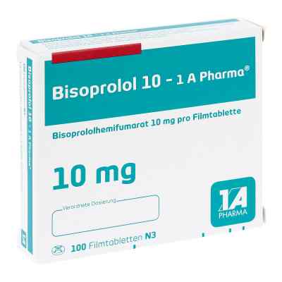 Bisoprolol 10-1A Pharma 100 stk von 1 A Pharma GmbH PZN 03820850