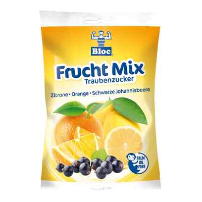 Bloc Traubenzucker Fruchtmix Beutel 75 g von HERMES Arzneimittel GmbH PZN 03833545