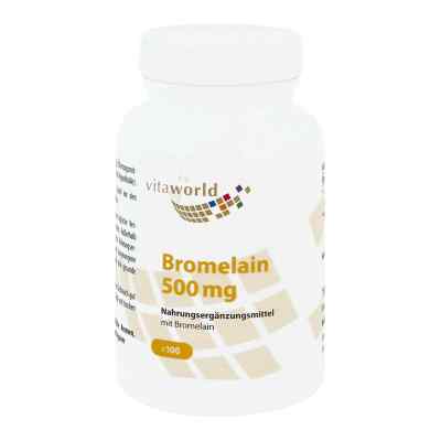 Bromelain 500 mg Kapseln 100 stk von Vita World GmbH PZN 07611451