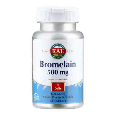 Bromelain 500 mg Tabletten 60 stk von Nutraceutical Corporation PZN 06988722