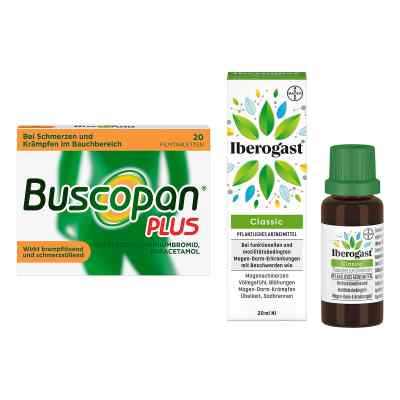 Buscopan Plus (20stk) und Iberogast Classic (20ml) 1 Pck von  PZN 08102604