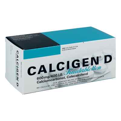 CALCIGEN D 600mg/400 internationale Einheiten 100 stk von Mylan Healthcare GmbH PZN 00662161