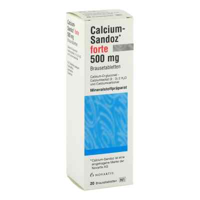 Calcium Sandoz Forte Brausetabletten 20 stk von kohlpharma GmbH PZN 04947274