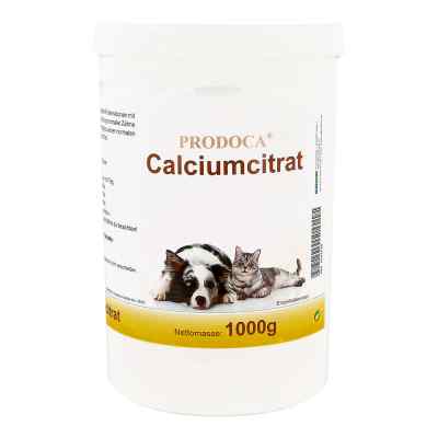 Calciumcitrat veterinär Pulver 1000 g von PRODOCA Knut Günther e.K. PZN 04089586