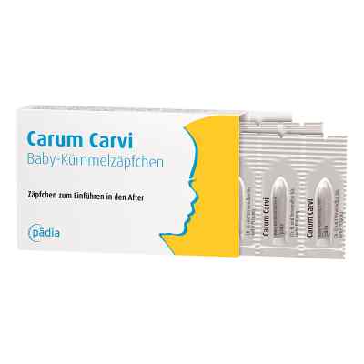 Carum Carvi Baby-Kümmelzäpfchen 10 stk von Pädia GmbH PZN 13229431