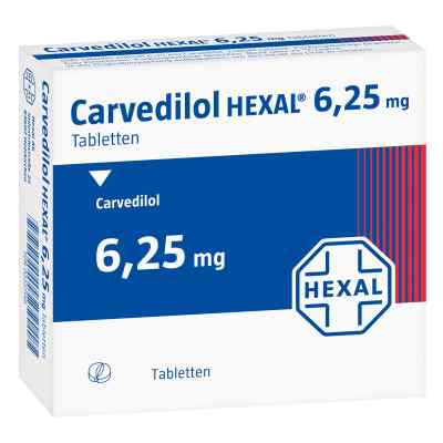 Carvedilol HEXAL 6,25mg