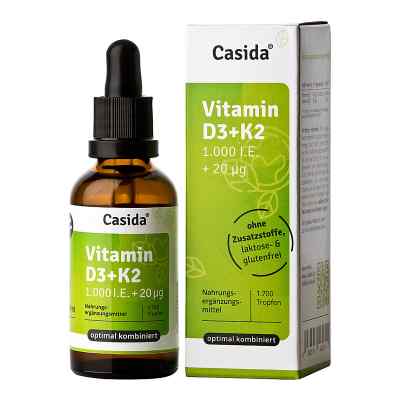 Casida Vitamin D3 K2 Tropfen