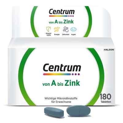 Centrum Von A bis Zink 180 stk von Haleon Germany GmbH PZN 14170504
